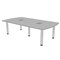 Skutchi Designs 45.25 in W, 84 in L, 29 in H, Engineered Wood Top, Grey H-AREC-4684-PT-01-EL - alternate 1
